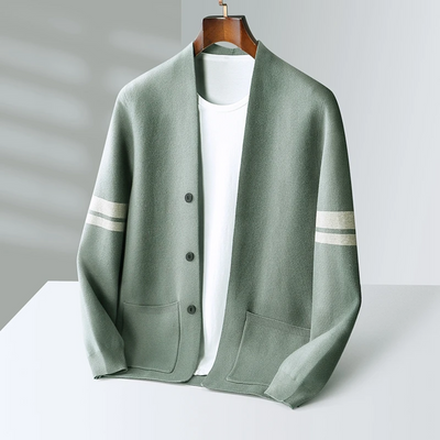 Pierre™ -Cardigan ultra doux en laine vierge de qualité supérieure