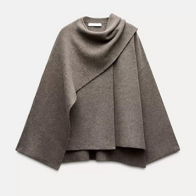 Camille™ - Manteau cape de luxe élégant