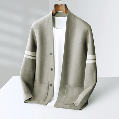 Pierre™ -Cardigan ultra doux en laine vierge de qualité supérieure