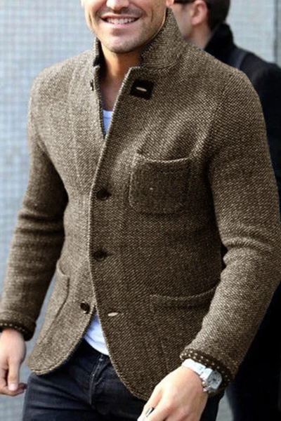 Théo™ - Veste chaude style cardigan rétro