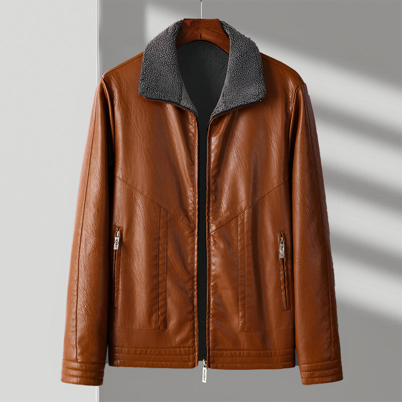 Arthur™ - Veste en cuir moderne