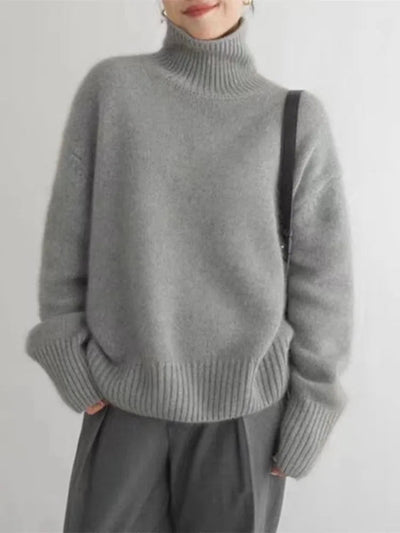 Léa™ - Pull à col roulé doux et confortable