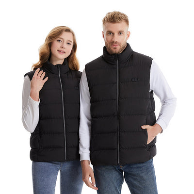 ProWarmer™ - Version mise à jour Gilet chauffant avec 15 zones chauffantes et commandes LED à deux touches