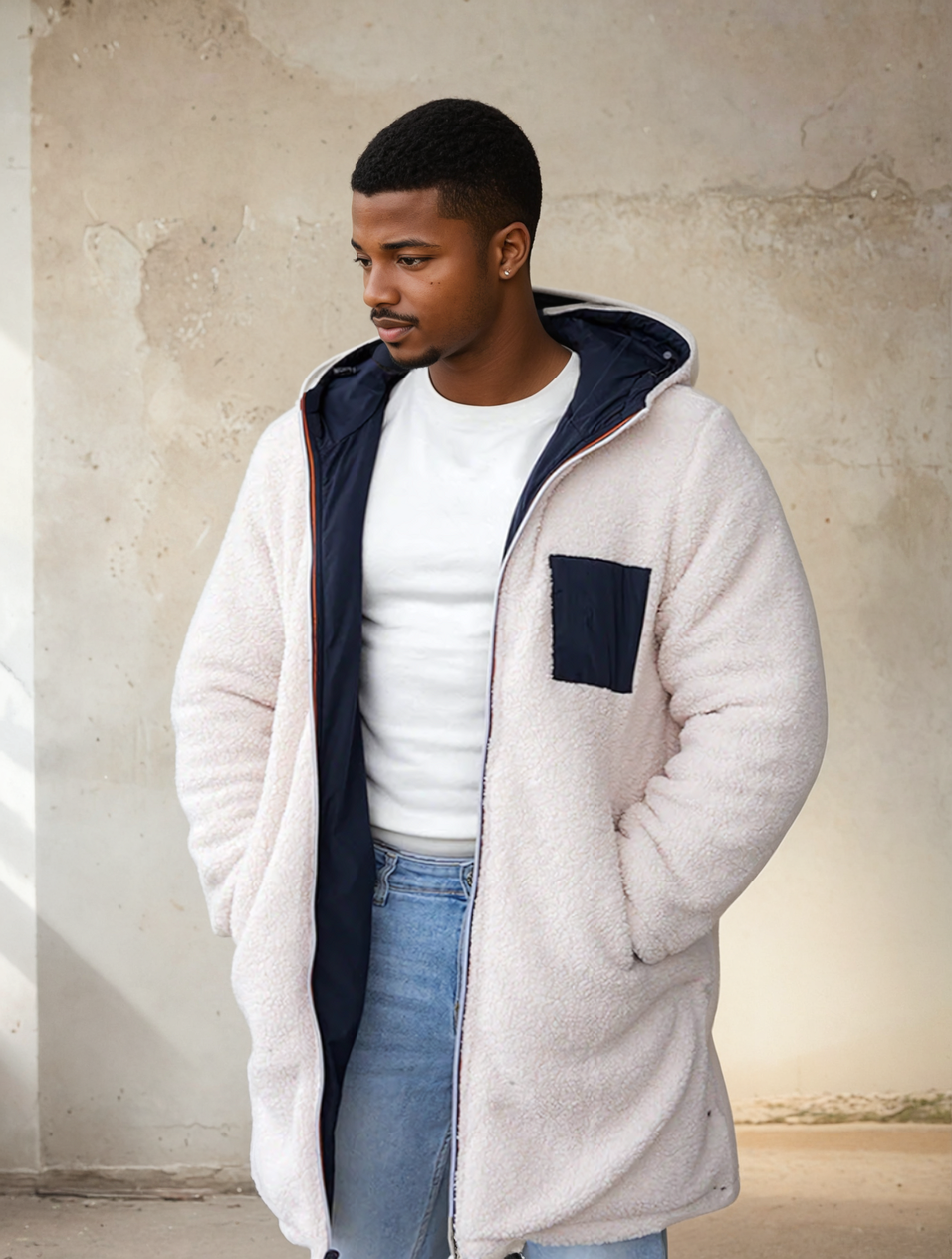 Jules™ - Manteau double face élégant et chaud