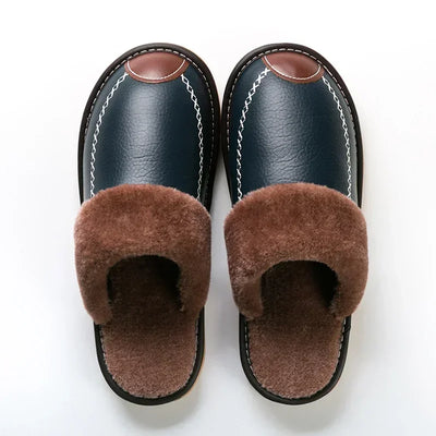 Sophie™ - Slipper aus veganem Leder mit warmer Kante