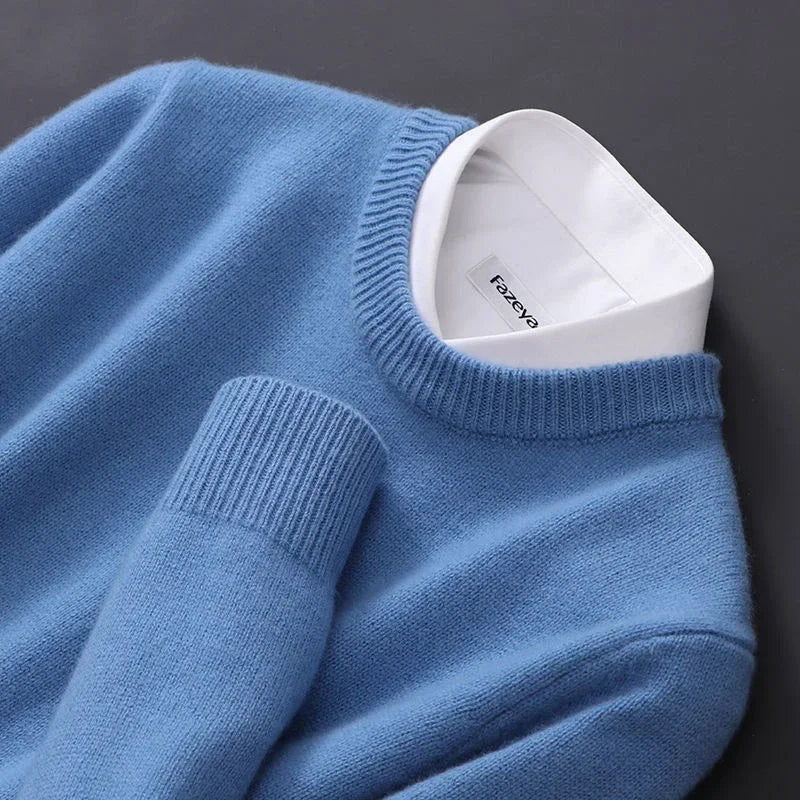 Louis™ - Pull élégant, doux et confortable de couleur unie