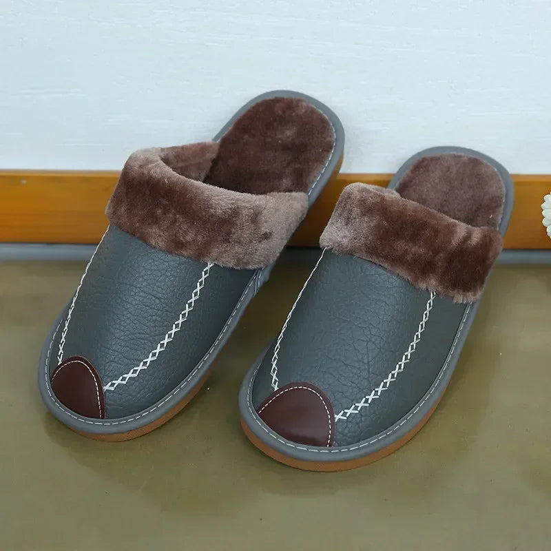 Sophie™ - Slipper aus veganem Leder mit warmer Kante