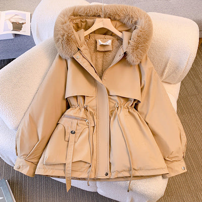 Florence™ - Manteau d'hiver élégant à capuche en fourrure