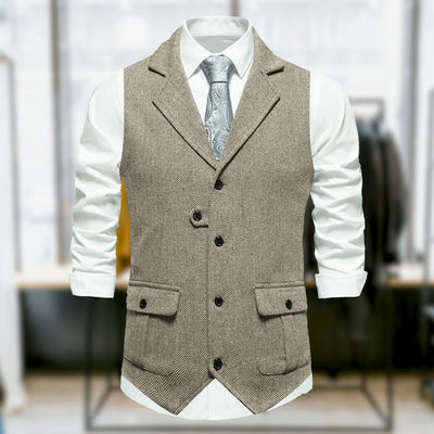 Lucas™ - Gilet de style rétro classique et élégant avec poches