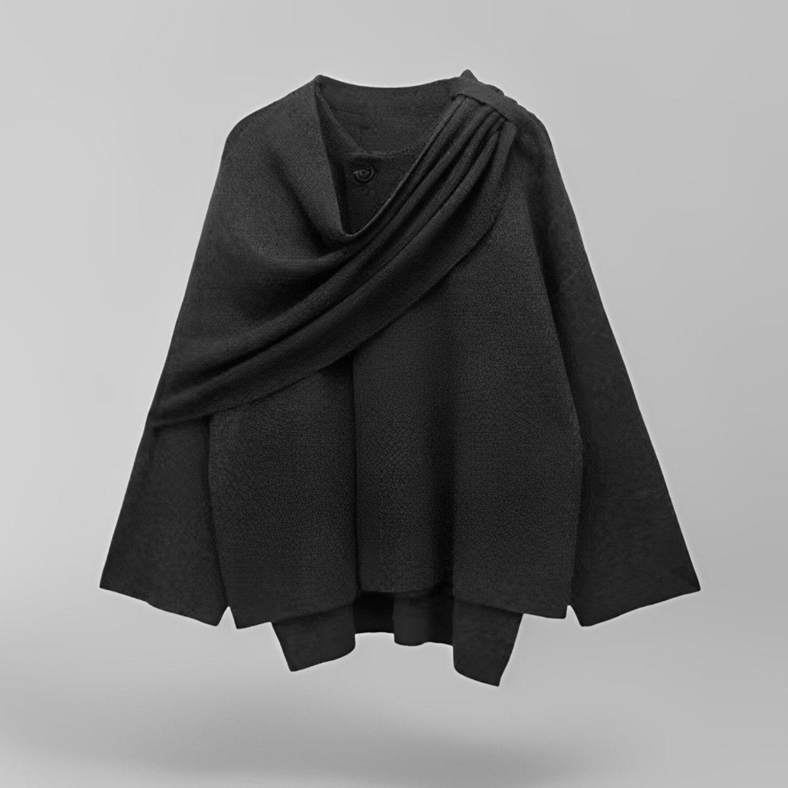 Camille™ - Manteau cape de luxe élégant