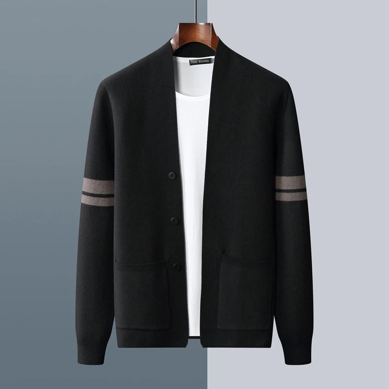 Pierre™ -Cardigan ultra doux en laine vierge de qualité supérieure