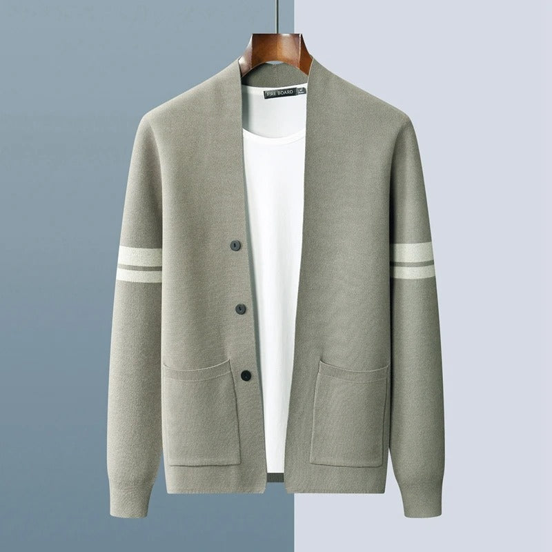 Pierre™ -Cardigan ultra doux en laine vierge de qualité supérieure